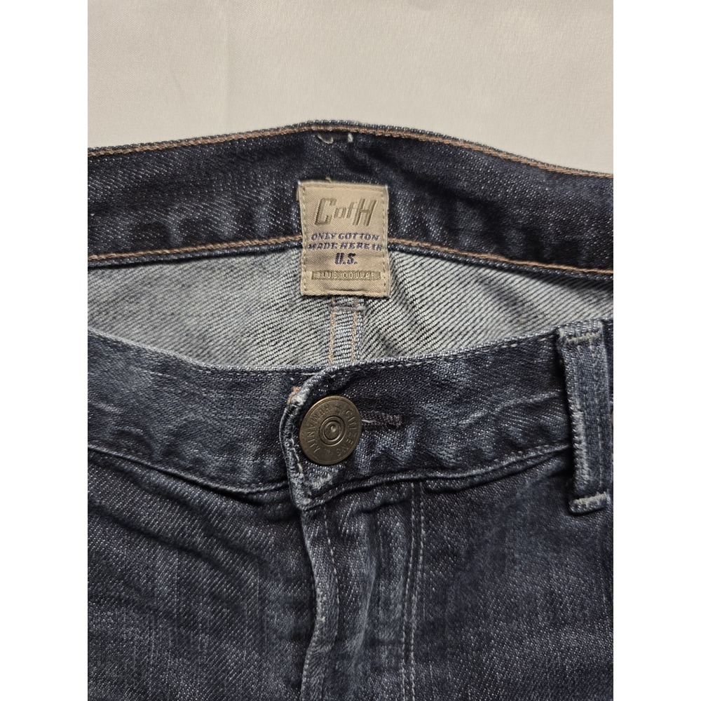 Citizens Of Humanity Jeans Mens 36x31 Blue Sid Straight Stretch Denim Made USA - Picture 6 of 10